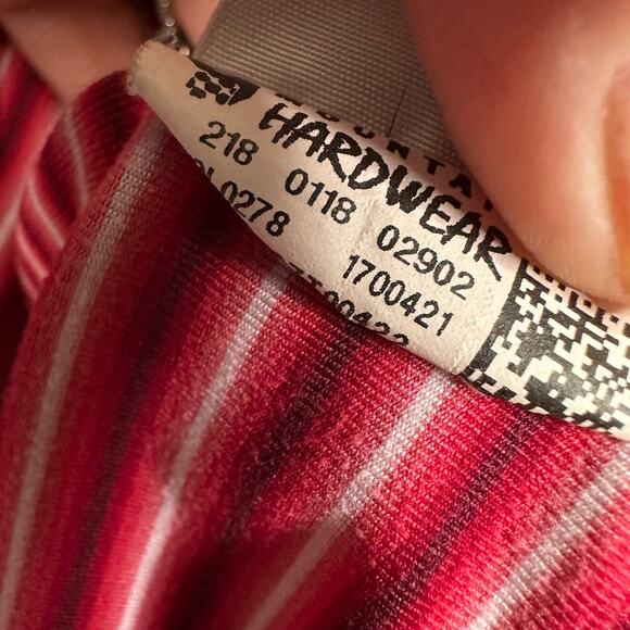 Mountain Hardwear Womens XL Butterlicious Stripe Crew Neck Sweatshirt 1700421 - Picture 10 of 11